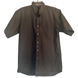 GUC Barco Wendy's Employee Short Sleeve Button Up Work Shirt Size XL